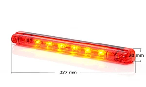 LED Bremsleuchte Bremslicht Zusatz - 3. Stop Stopplicht Rot 12/24V Nr 681 - Bild 1 von 7