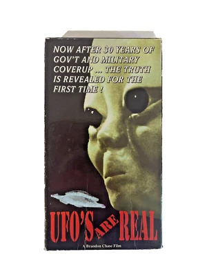 UFO's Are Real VHS Brandon Chase Film Government Conspiracy Aliens 1979/1993 - Image 1 of 4
