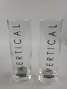 Vertical Vodka Tall Glass Vodka Shooter Lot 2 - Picture 1 of 12