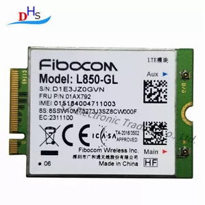 01AX792 L850-GL LTE 4G WWAN Card For Thinkpad T495s T14 Gen 1 P15v Gen 1 X13 - Picture 1 of 5