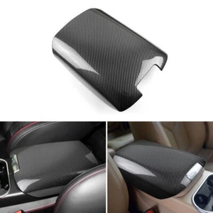 ABS Carbon Fiber Center Console Armrest Box Cover For Porsche Cayenne 2011-2017 - Foto 1 di 5