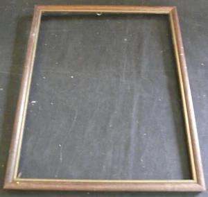 Cadre en bois ancien – 31,8 x 25,8 cm – REF 4325 – Charme rustique - Picture 1 of 3