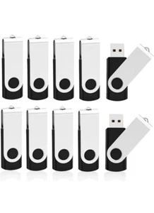 10 USB Flash Drive 16 gb Flash Drive Thumb Drive USB Drive Memory Stick Black - Picture 1 of 4