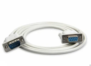 DB9 9 pin Serial RS232 Male to Female Extension Converter Adapter Cord Cable 5FT - Picture 1 of 4