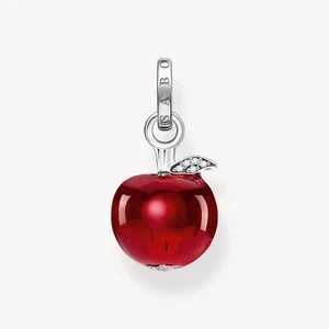 THOMAS SABO Anhänger Apfel 925 Sterlingsilber Kaltemail Steine weiß PE893-691-10 - Bild 1 von 3