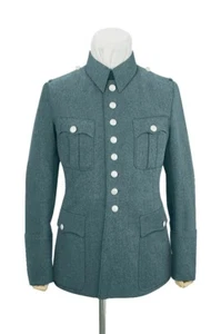 Zweiter Weltkrieg Deutsche Polizei M38 Offizier Wolldienst Waffenrock Tunika - Bild 1 von 3