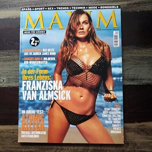♡ Maxim 12/2002, Franziska v Almsick Männermagazin, style, Erotik, Zeitschrift ♡ - Bild 1 von 4