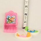 Fisher Price Loving Family Dollhouse Twin Baby Booster Chair w/ Removable Trays