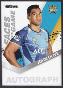 2018 NRL TRADERS FACES OF THE GAME  TITANS JOHN OLIVE FG 19/64 - Bild 1 von 1