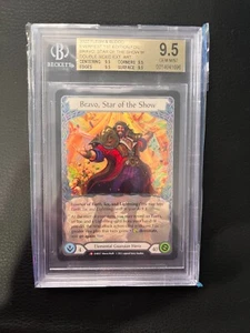 Flesh & Blood Bravo, Star of the Show EVR017 Cold Foil BGS 9.5 QUAD - Bild 1 von 2