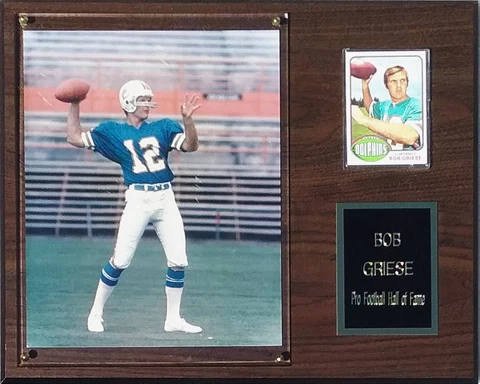 Bob Griese Miami Dolphins 12x15 Player Plaque Cover