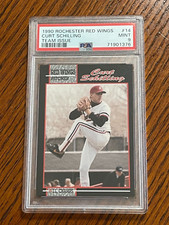 1990 Liberatore & Utter Rochester Red Wings Curt Schilling #14 PSA 9 MINT