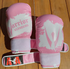 ATA WARRIOR Kickboxing class Gloves 12-OZ White, Pink Women's/ladies Adult