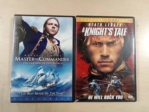 2 Pack DVD Set Used A Knight's Tale/Master And Commander - Picture 1 of 2