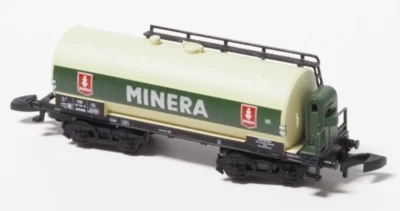 82072 Marklin Z-scale  4 AXLE  Petroleum oil tank car MINERA DB w/brakeman's cab - Image 1 of 3