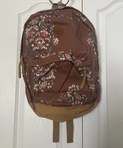 O’Neill Canvas Backpack School Bag Floral Boho CottageCore Hippie Surf SEE - Picture 1 of 7