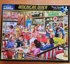 White Mountain 1000 Piece Puzzle American Diner Made In Usa #1397 Complete