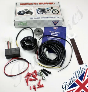 KIT SISTEMA DE ENCENDIDO ELECTRÓNICO BSA, NORTON, TRIUMPH WASSELL SINGLE & TWINS MK1 - Imagen 1 de 12