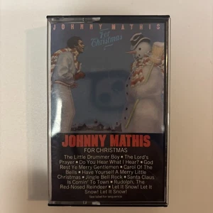 Johnny Mathis For Christmas Cassette 1984 CBS Records Vintage Pre-owned - Picture 1 of 3