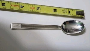 😜 VINTAGE um 1940 STATLER HOTEL 🏢 VERSILBERTER DEMITASSE KAFFEELÖFFEL☕ - Bild 1 von 11