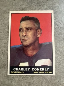 1961 Topps Football Charley Conerly Centered Well EX+ Condition #85 - Picture 1 of 2