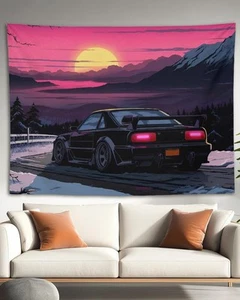 QEOPGNE Wall Hanging Tapestry Aesthetic Jdm Anime 80L" x 60W" - Picture 1 of 9