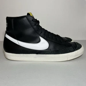 Taglia 13 - Scarpe uomo Nike Blazer '77 vintage Mid Black vela retrò stringate - Foto 1 di 7