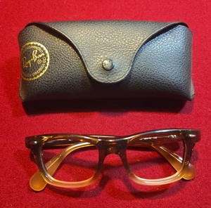 RAY BAN EYEGLASSES BROWN HAVANA RB 5281 5128 49/19 140 Tortoise Frames W/ Case - Picture 1 of 10