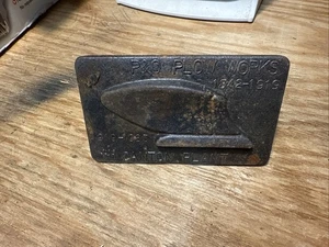 Seltene P&O Plow Works International Harvester Sammlerstück Canton Pflanze Metallplakette - Bild 1 von 5