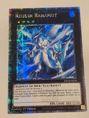Bahamut Shark●FRENCH●YUGIOH●MP24●QUARTER CENTURY SECRET RARE●B645 - Image 1 of 2