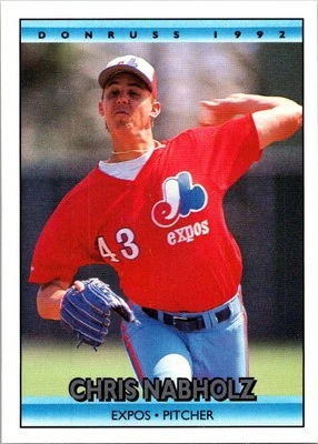 1992 Donruss #170 Chris Nabholz - Image 1 of 2