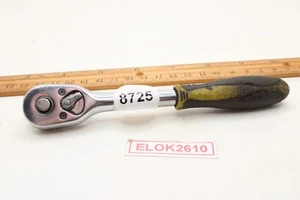 Unbranded 1/4" Drive Chrome 6" Long Soft Grip Handle Ratchet USA - Foto 1 di 8