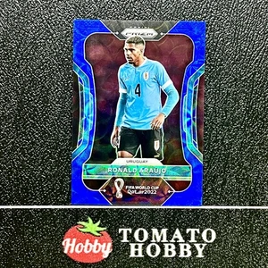 PANINI PRIZM COPA MUNDIAL DE LA FIFA 2022 RONALD ARAUJO/135 REFRACTOR ELECCIÓN AZUL - Imagen 1 de 2