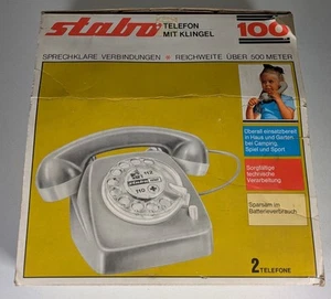 Stabo 50 001, Telefon mit Klingel, Defekt, Ersatzteile Für Bastler, OVP, #CW602 - Afbeelding 1 van 7