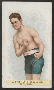 WILLS SCISSORS-BOXERS BOXING 1911-#08- JIM DRISCOLL - Picture 1 of 2
