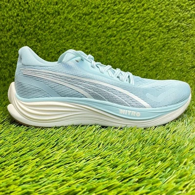 Puma Velocity Nitro 3 Womens Size 9 Blue White Athletic Running Shoes Sneakers - Image 1 of 4