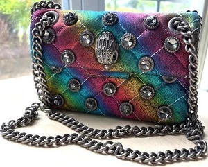 Kurt Geiger London RAINBOW Metalic Jewels Mini Kensington Convertible Handtasche - Bild 1 von 13