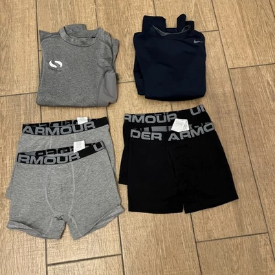 SONDICO Nike underarmour Base Layer  Long Sleeve tops, bottoms, age 8 -10 Years - Image 1 of 4