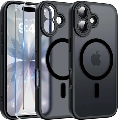 Hülle + 2X Schutzglas für Apple iPhone 17 Panzerfolie Full Screen MagSafe Case - Bild 1 von 4