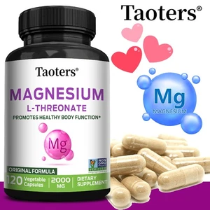 Magnesium L-Threonate 2000 mg - Heart Health - Two Tablets Daily - 120Capsules - Imagen 1 de 11
