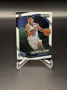 2024-25 Panini Prizm Negro Tristan da Silva #87 Novato BLANCO PRIZM/149 Magic - Imagen 1 de 2