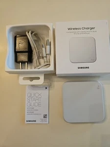 GENUINE Samsung 9W Fast Charge Wireless Charging Pad w/ Cable & Power Adapter - Picture 1 of 4