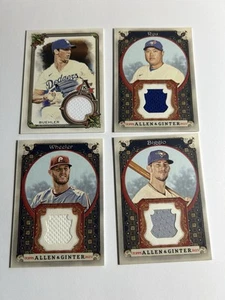 Reliquia Topps Allen Ginter 2023 Buehler Wheeler Biggio Ryu - Imagen 1 de 10