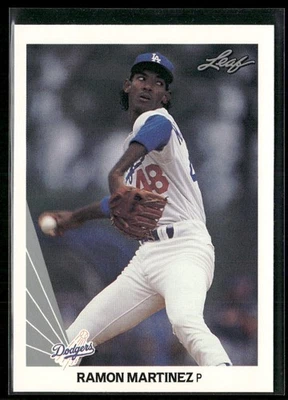 1990 Leaf Ramon Martinez Los Angeles Dodgers #147 - Image 1 of 2