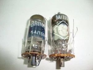 2 X 5A/159H BRIMAR AND SER ( SWEDEN ) TUBES, NOS/NIB TUBES, CRYOTREATED - Bild 1 von 3