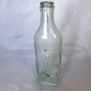 Vintage Flasche Scotts Emulsion Lebertran mit Limette & Soda geprägt - Bild 1 von 12