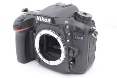 Near Mint Nikon D7200 24.2MP DSLR Digital Camera Black Body w/ Strap From JP - Image 1 of 4