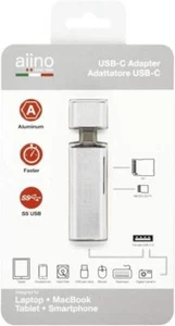 Aiino - 4 in 1 USB-C + SD/TF Kartenleser + USB 3.0 - Silber - Bild 1 von 2