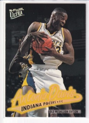 1996-97 Fleer Ultra Gold Medallion #G196 Antonio Davis - Image 1 of 2