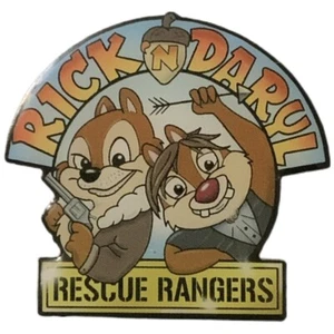 Prendedor de recuerdo Chip 'n Dale Rescue Rangers The Walking Dead Rick 'n Daryl - Imagen 1 de 2